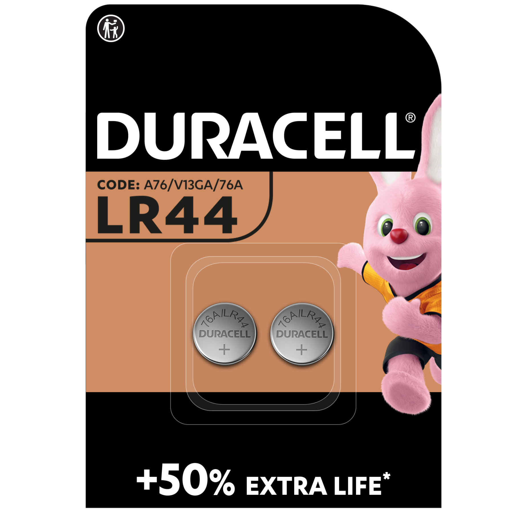 Duracell LR44 Pack of 2